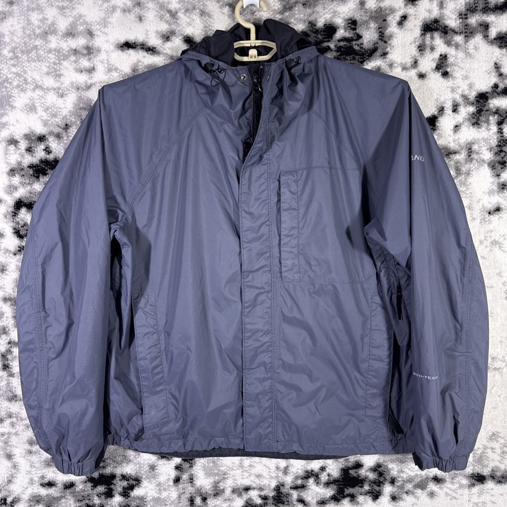 VTG Columbia Titanium Jacket Mens Size Extra Large Gray Waterproof Rainproof